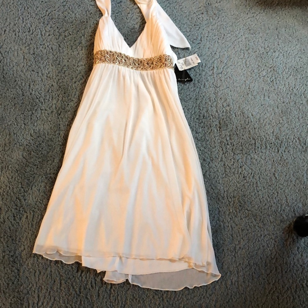 White homecoming dress